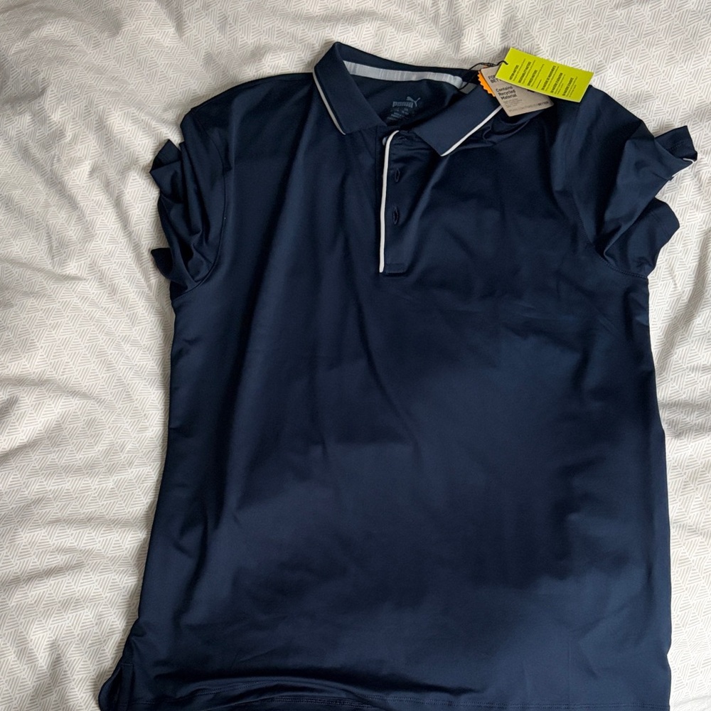Puma golf Navy Blue Polo Shirt